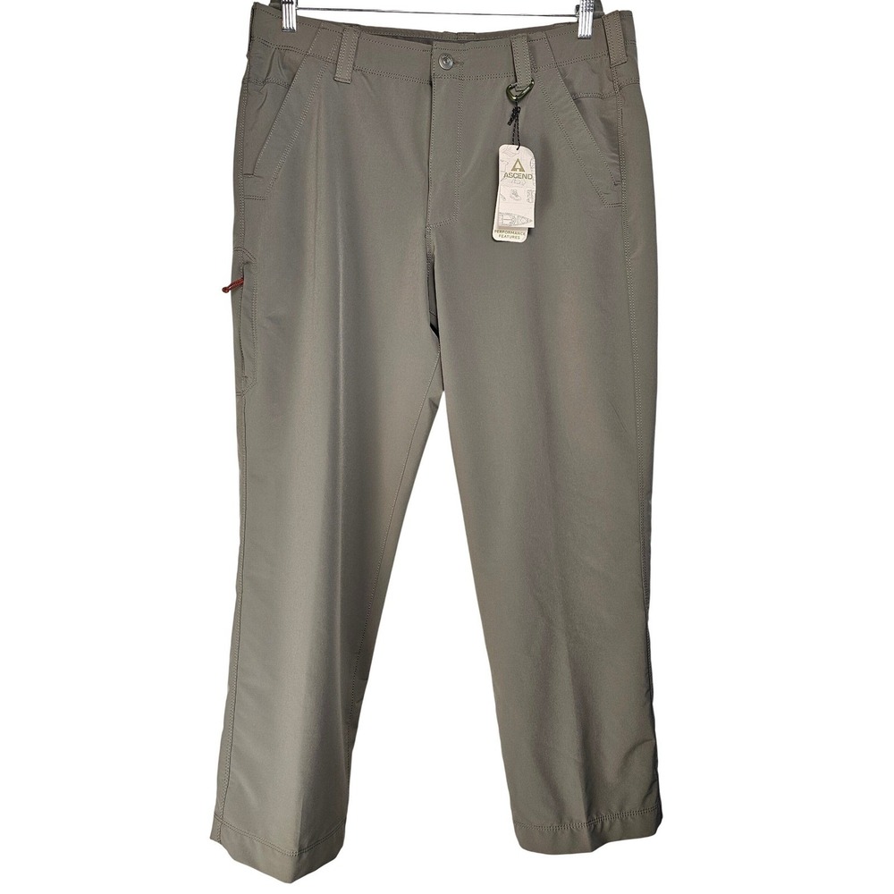 Ascend Tim Castle Rock Performance Pants 38x30‎ Khaki Outdoor Hiking Tech